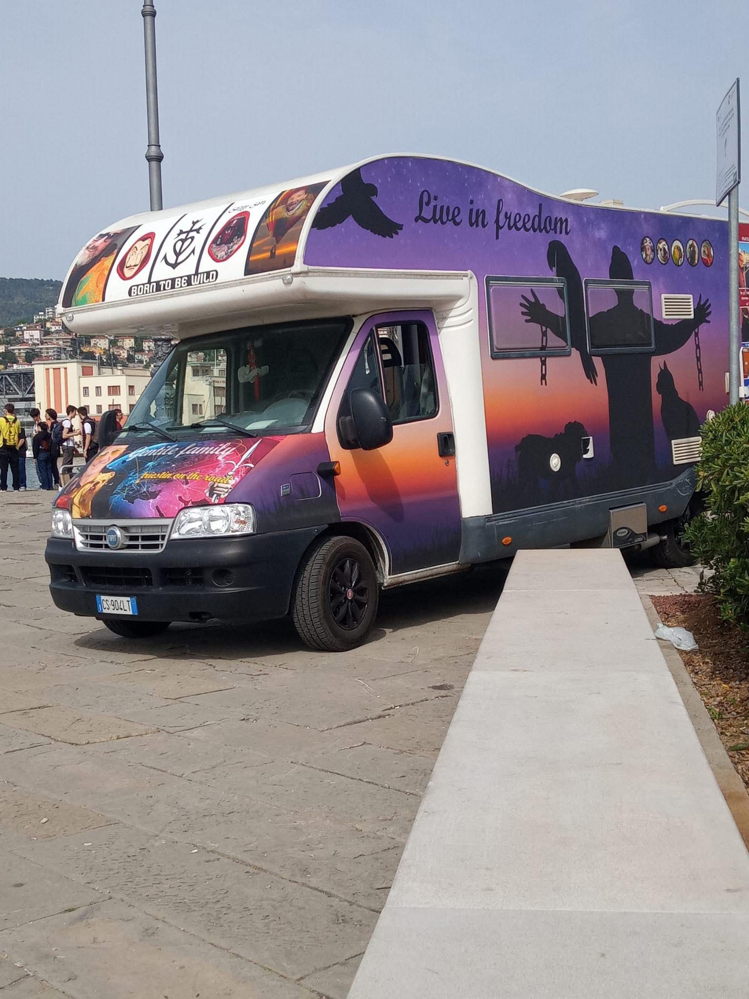 Il camper Gentile Family a Trieste